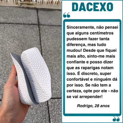 Palmilhas ortopédicas de crescimento Dacexo