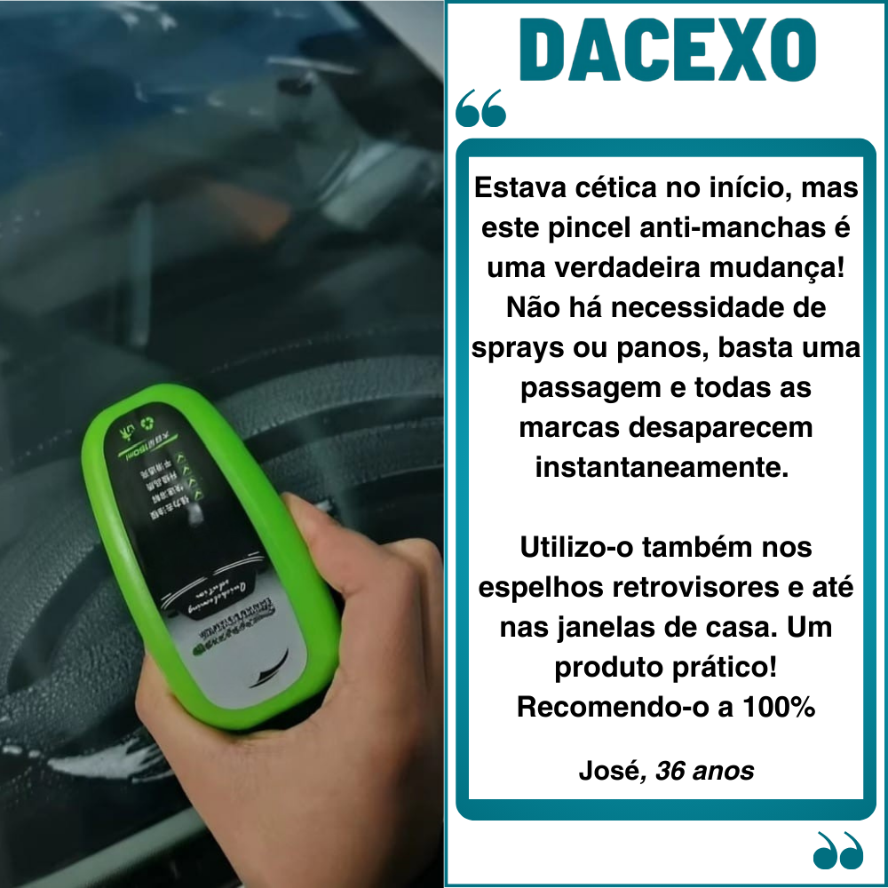 Escova anti-traço